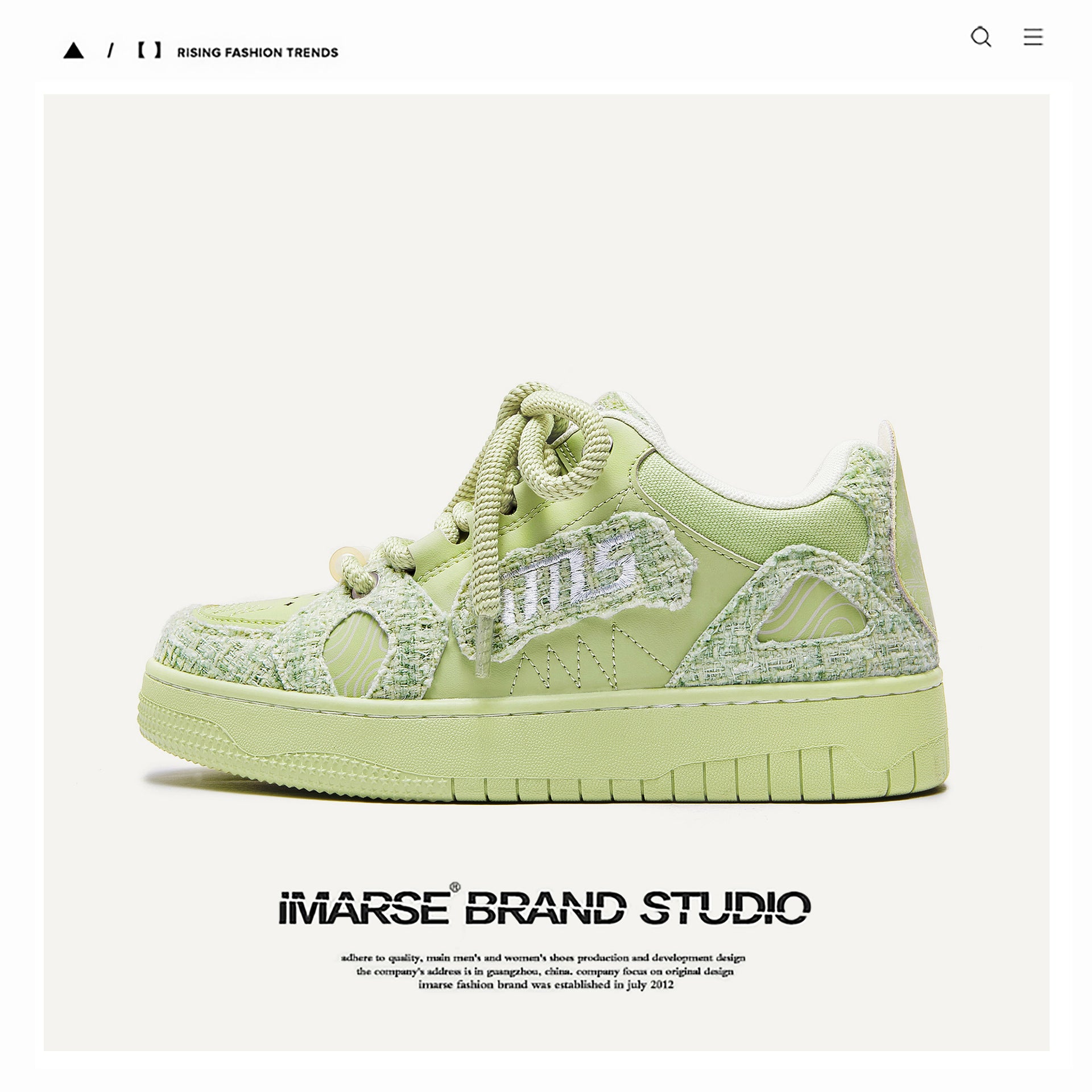 Chinese style design trendy shoes for men and women couples casual sneakers bread shoes men's shoes