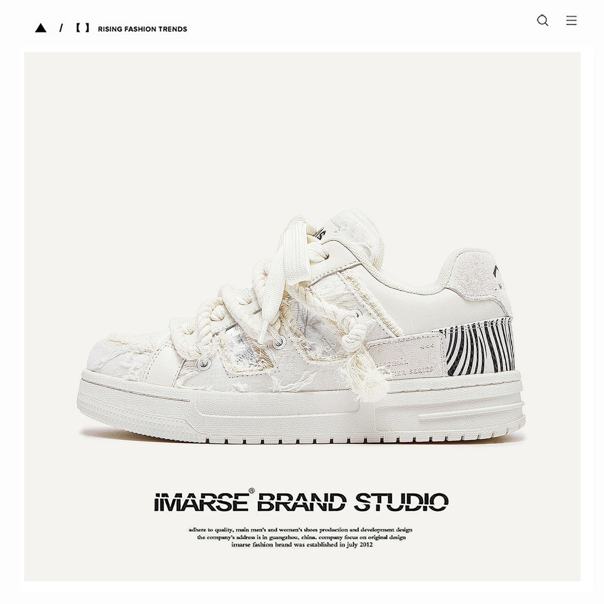 Destruction aesthetics series of white shoes, bread shoes, trendy low-top sneakers, men's shoes for men and women