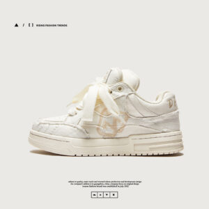 New spring and summer fashion shoes, sneakers, flat shoes, men's and women's white shoes